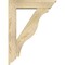 Ekena Millwork Funston Traditional Rough Sawn Bracket w/ Offset Brace, Douglas Fir, 6"W x 24"D x 32"H BKT0604X24X32FST01RDF - alternate 3